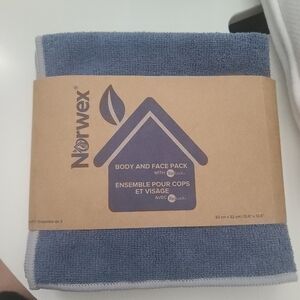 Norwex 3-Pack Body Cloths - Dark Blue